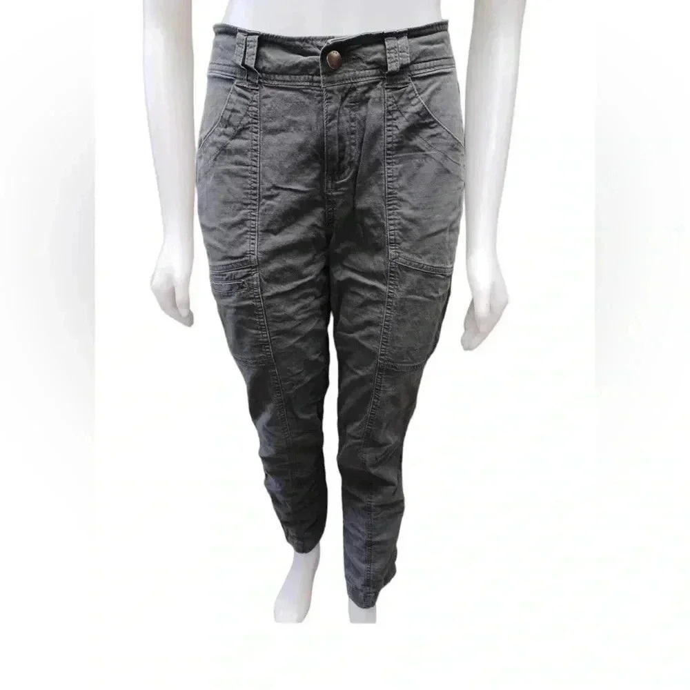 WindRiver Olive Cargo 98% Cotton Lightweight Pants Size 6